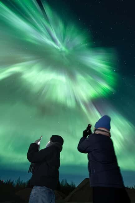 From Rovaniemi: Aurora Borealis Hunting with Photos & Videos - Rovaniemi pickup and the timing game (17:00–00:00)