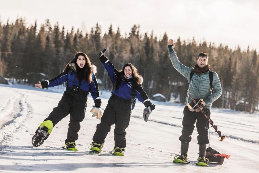 From Rovaniemi: Snowshoeing and Ice Fishing Tour - Key Points at a Glance