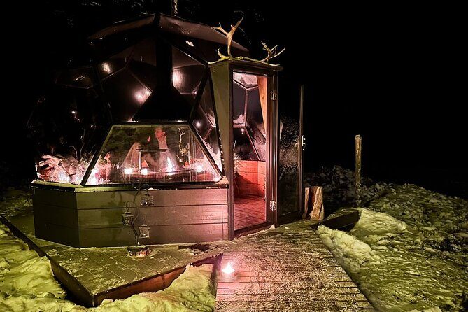 Glass Igloo Campfire Dinner under Northern Lights - Key highlights you will actually feel