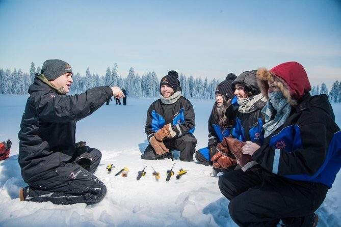 Lappish Lunch Break -Snowmobiling, ice fishing and tasty food - What makes it work (and who should double-check)