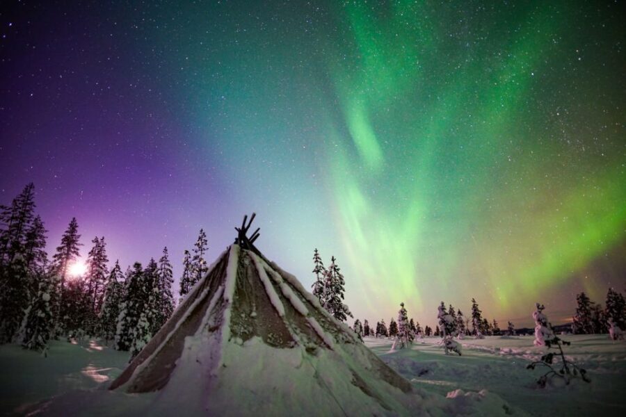 Night Snowshoeing Adventure under the Northern Lights - Weather Rules: Any Night Can Be the Night