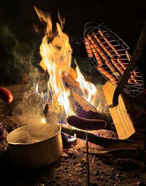 Rovaniemi: Aurora hunting and a fireside BBQ experience - Sami legends and the science your guide actually explains