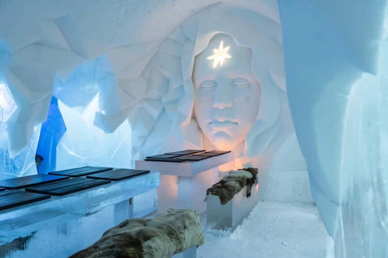 Rovaniemi: Ice Restaurant Dinner with Snow Sauna & jacuzzi - Key highlights to notice before you go