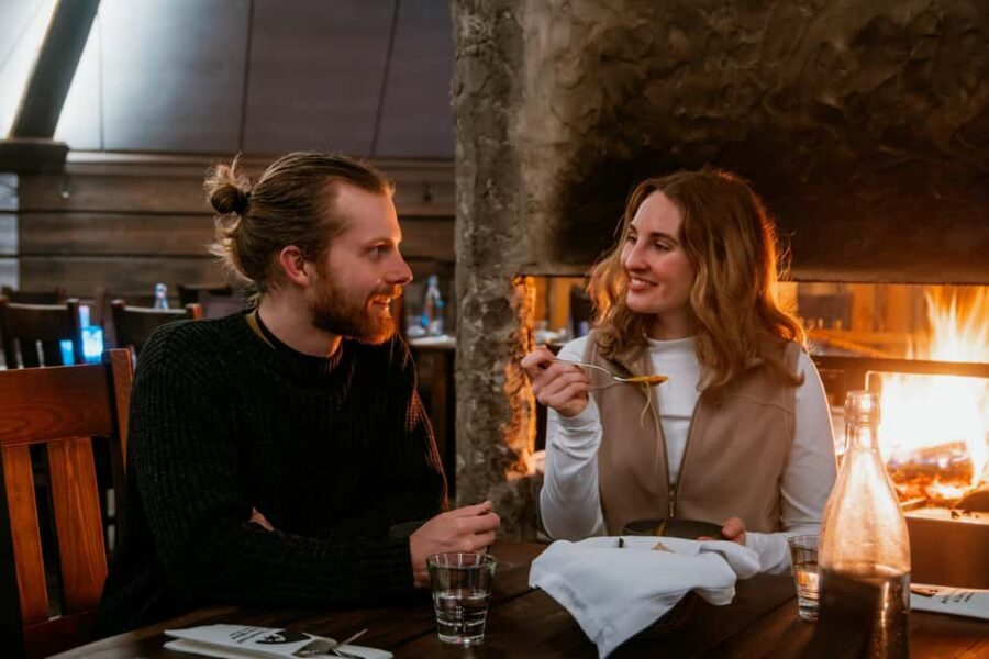 Rovaniemi: Snow Hotel Tour and Ice Restaurant Dinner - Ice bars, Sky Bar windows, and the value of your included free time