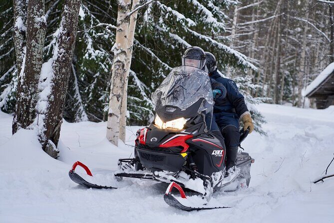 Snowmobile Safari to the Wilderness - Why this Rovaniemi snowmobile safari feels like real Lapland