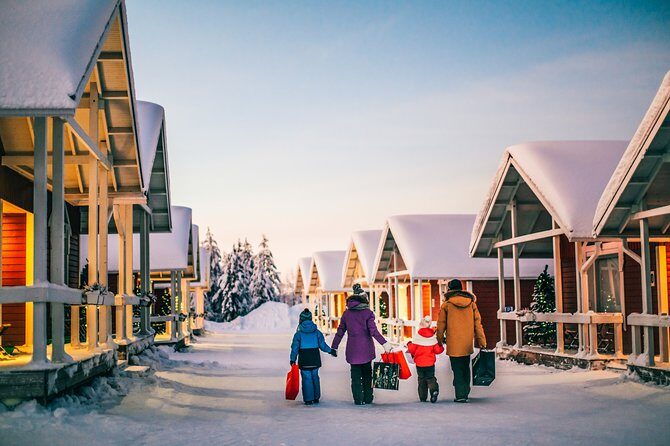 Trip to Arctic Circle, Santa Claus Village and Santas Reindeer - Arctic Circle Crossing: Certificate, Photos, and That Sun Story