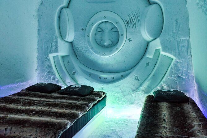 Visiting package: Guided Tour at Arctic Snow Hotel - Yard time: sledding that’s included and honestly worth it